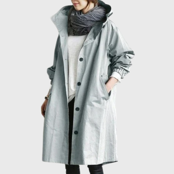 Holly Waterproof Hooded Trench Coat