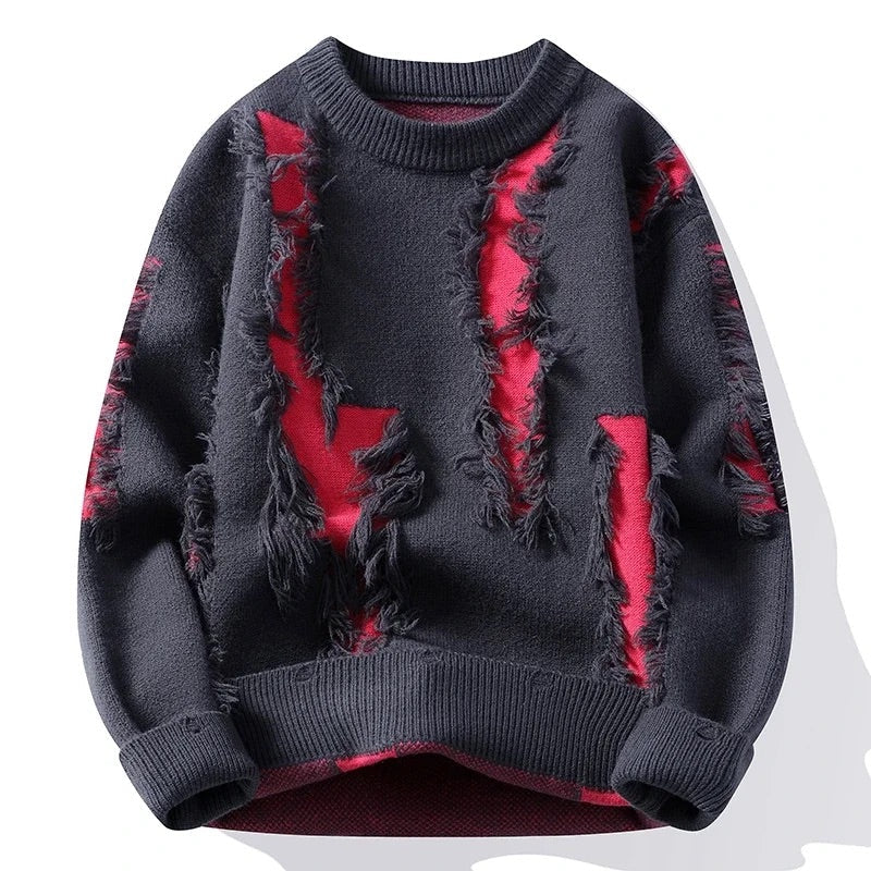 Reeve Fringe-Detail Crewneck Sweater