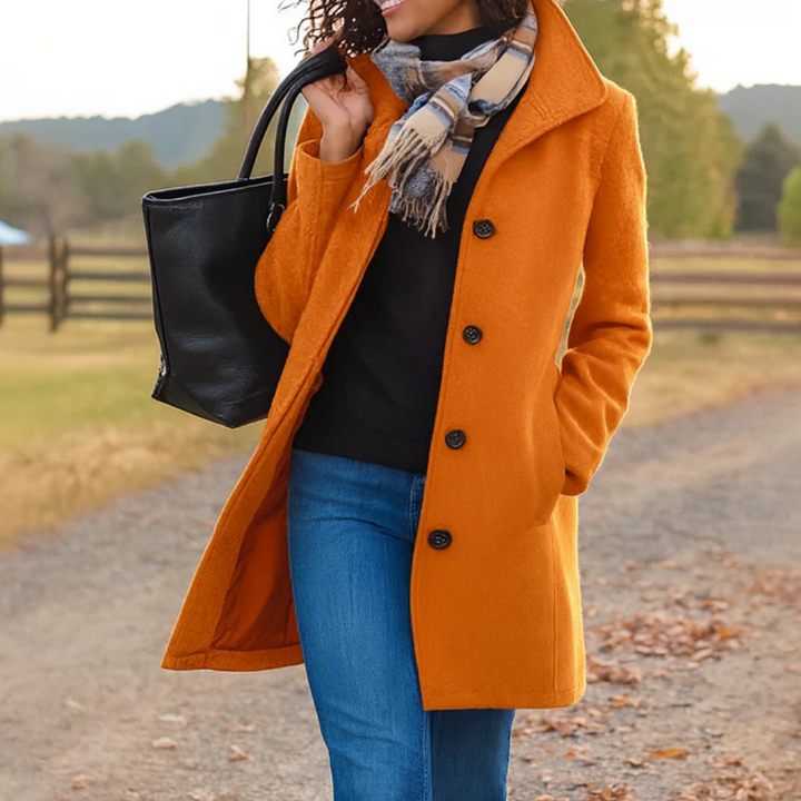 Zoe Single-Breasted Coat