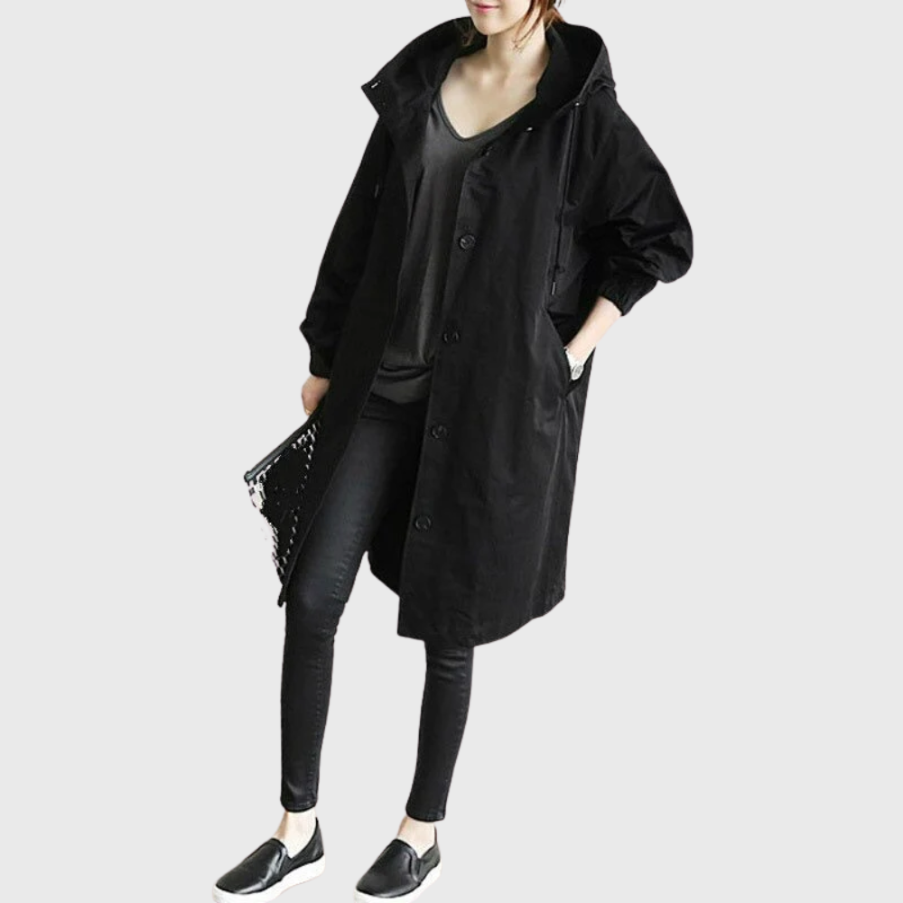 Holly Waterproof Hooded Trench Coat