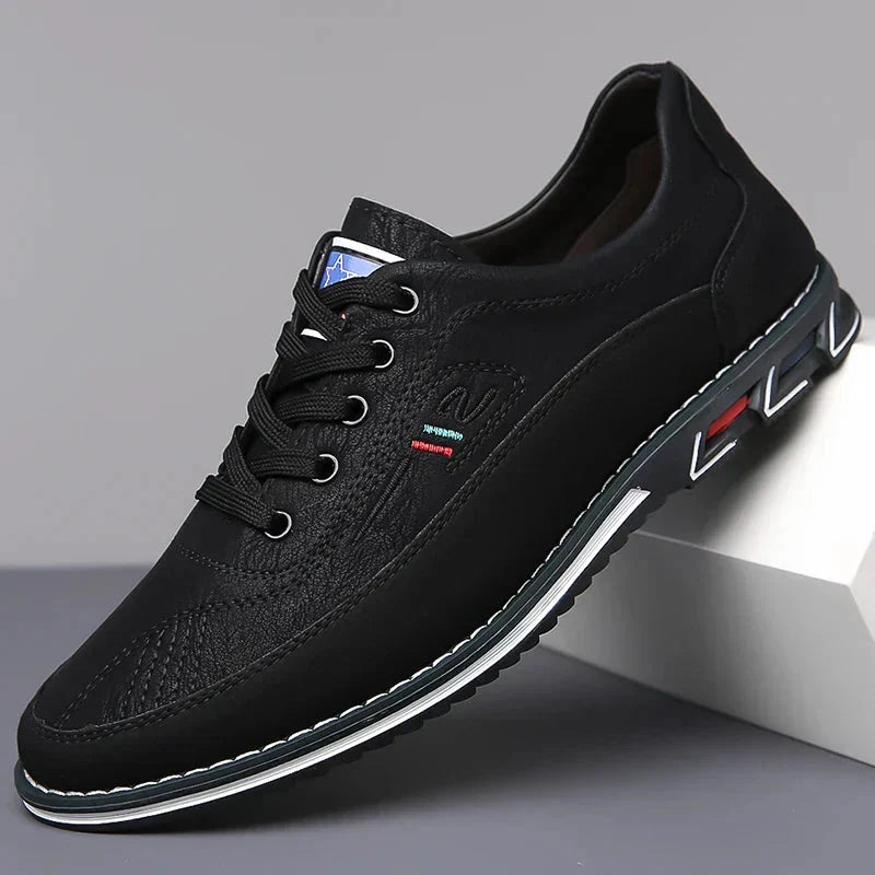 Dreno Textured Leather Shoes