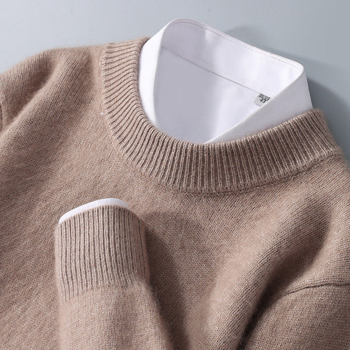 Cole Cashmere-Wool Crewneck Sweater
