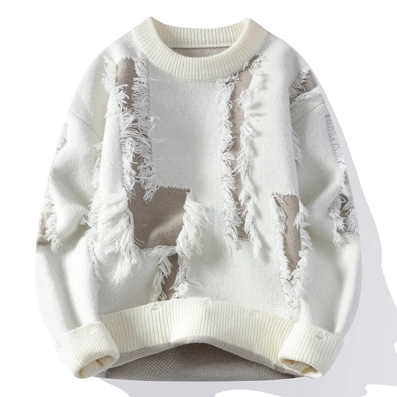 Reeve Fringe-Detail Crewneck Sweater
