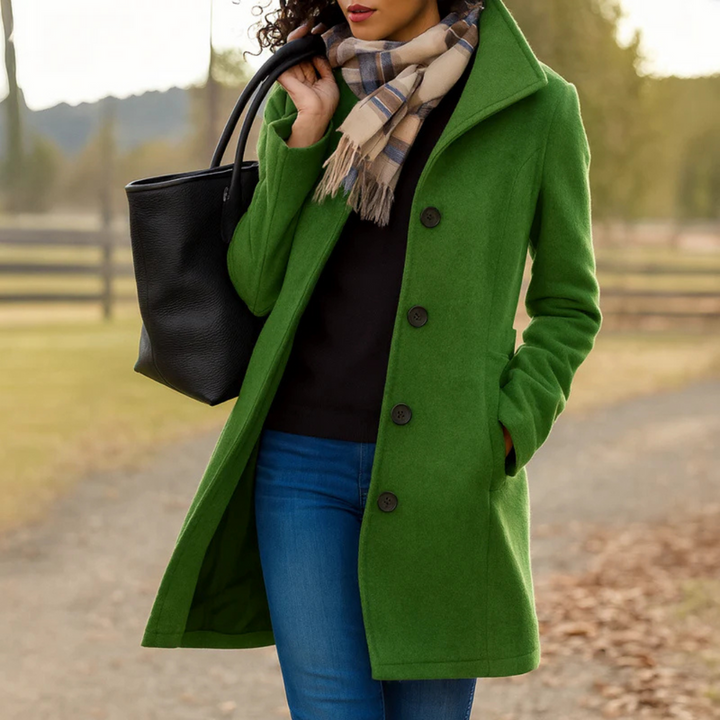 Zoe Single-Breasted Coat