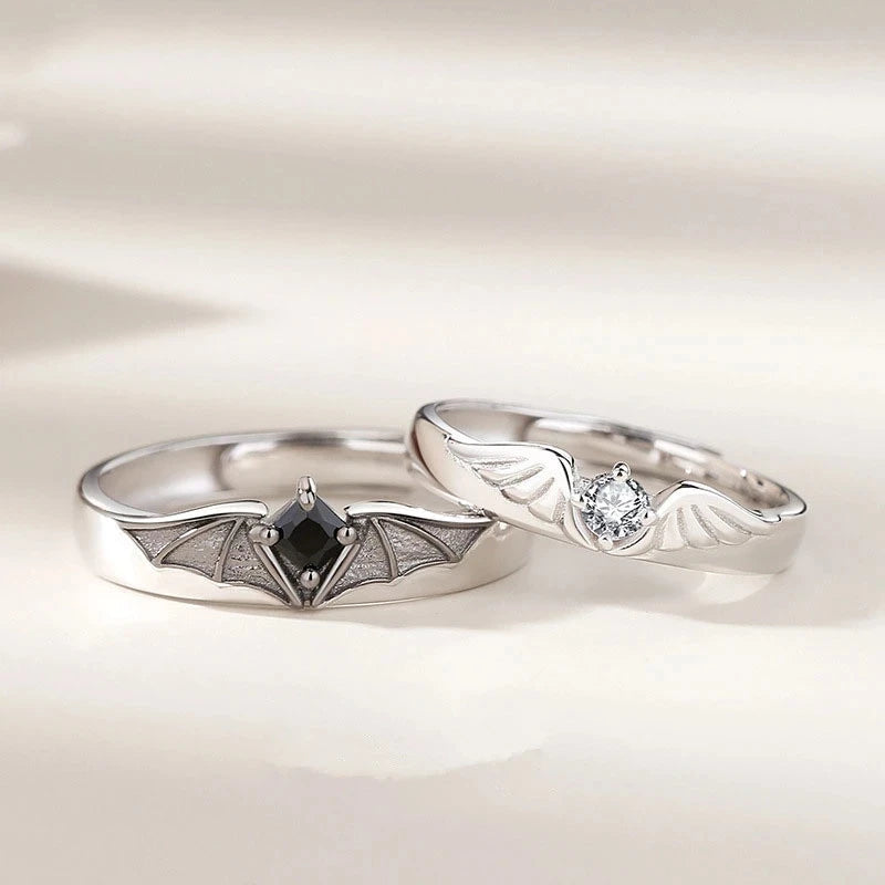 Celestial Adjustable Crystal Ring Set