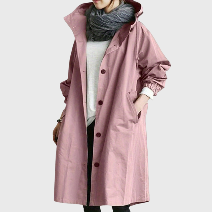 Holly Waterproof Hooded Trench Coat