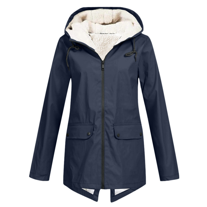Anna Fleece-Lined Hooded Rain Jacket