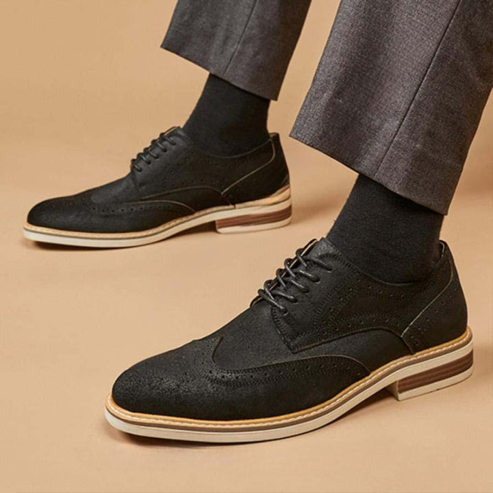 Zaviar Genuine Leather Shoes