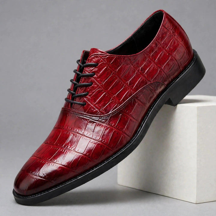 Rovian Lace-Up Leather Oxford Shoes