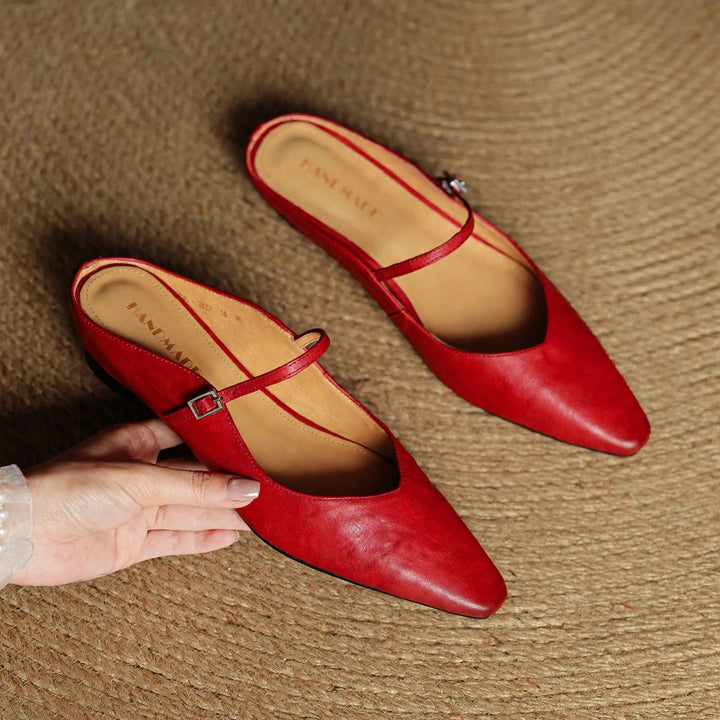 Orella Genuine Leather Mules