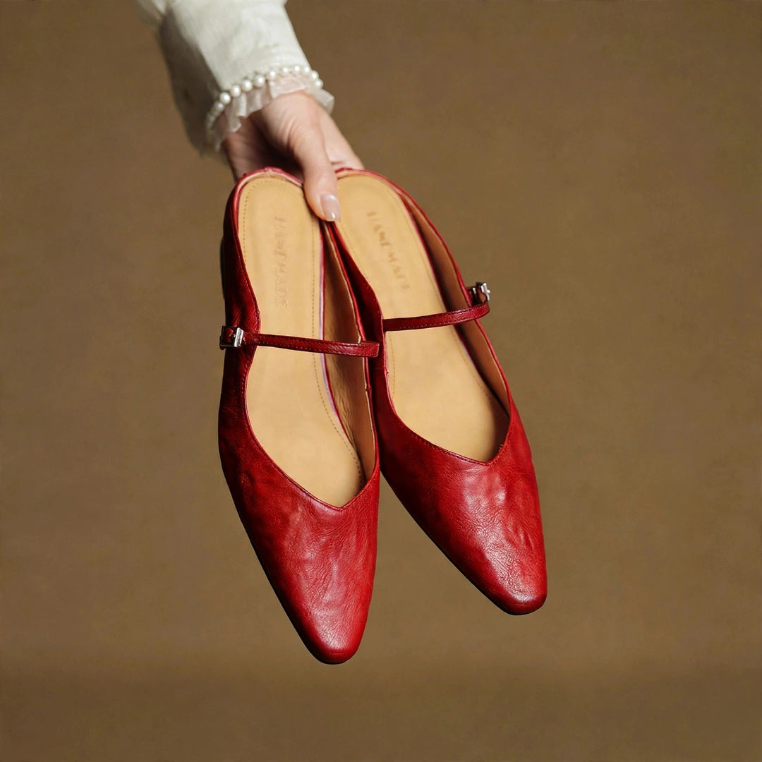 Orella Genuine Leather Mules