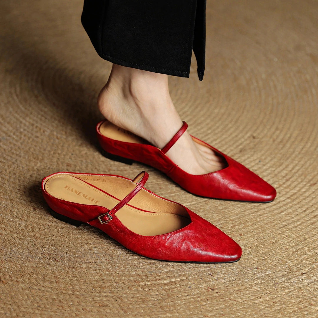 Orella Genuine Leather Mules