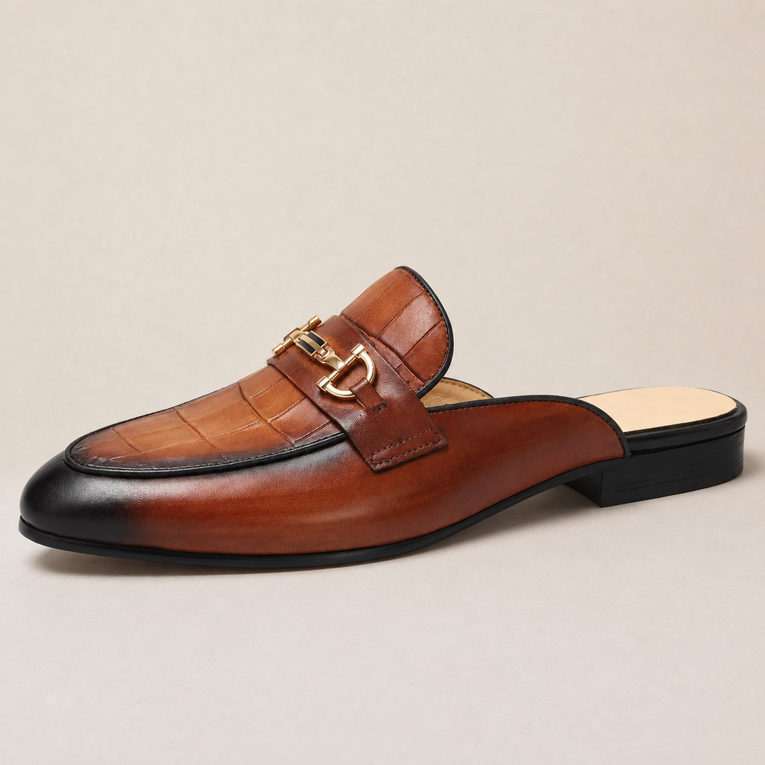Velto Genuine Leather Horse-Bit Mules