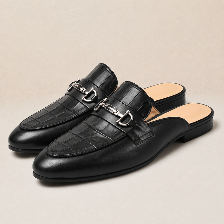 Velto Genuine Leather Horse-Bit Mules