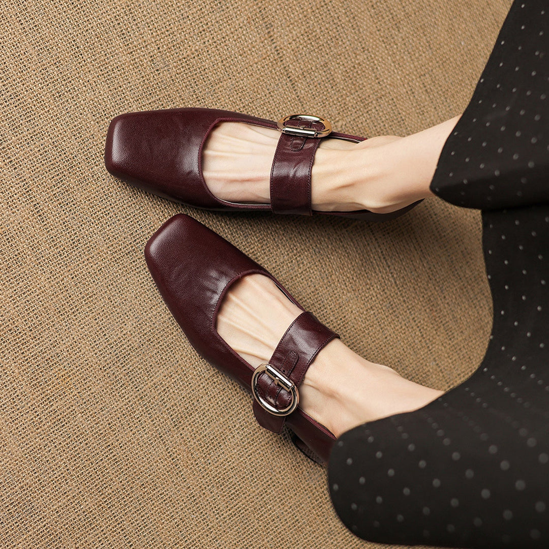 Vivi Genuine Leather Heels