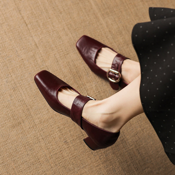 Vivi Genuine Leather Heels