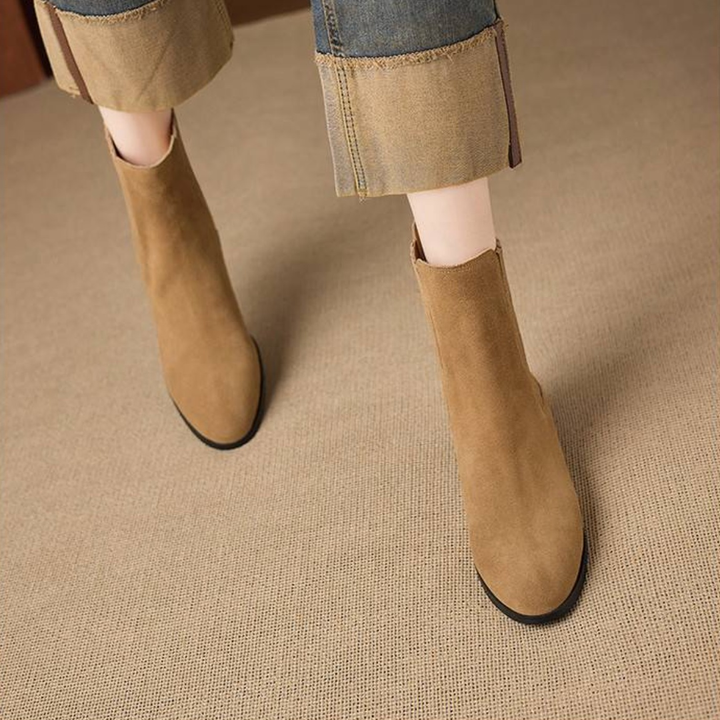 Elle Genuine Suede Boots