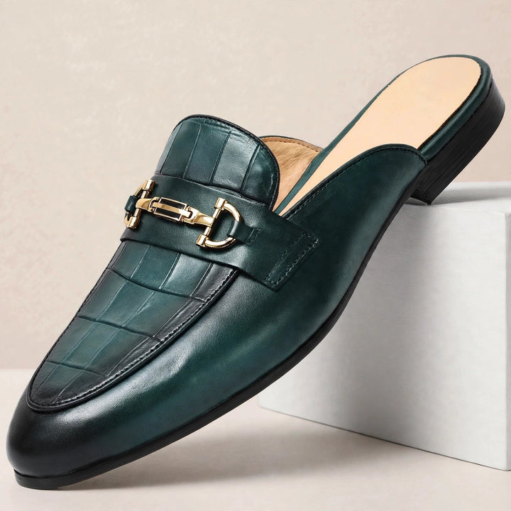 Velto Genuine Leather Horse-Bit Mules